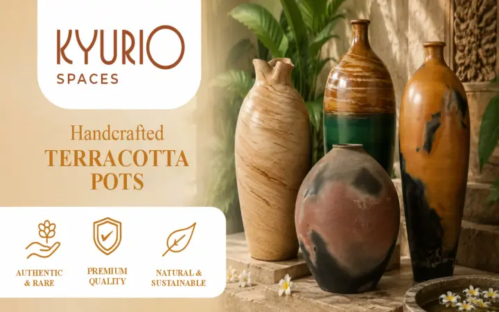 Kyurio Spaces — Handcrafted terracotta pots