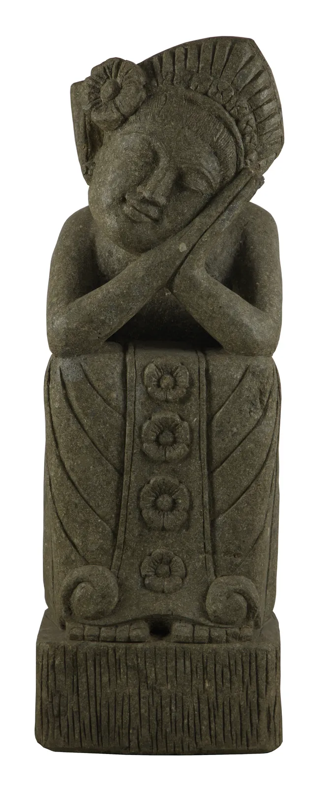 Bali Stone Balinese Statue - Green Stone (BSP000029)