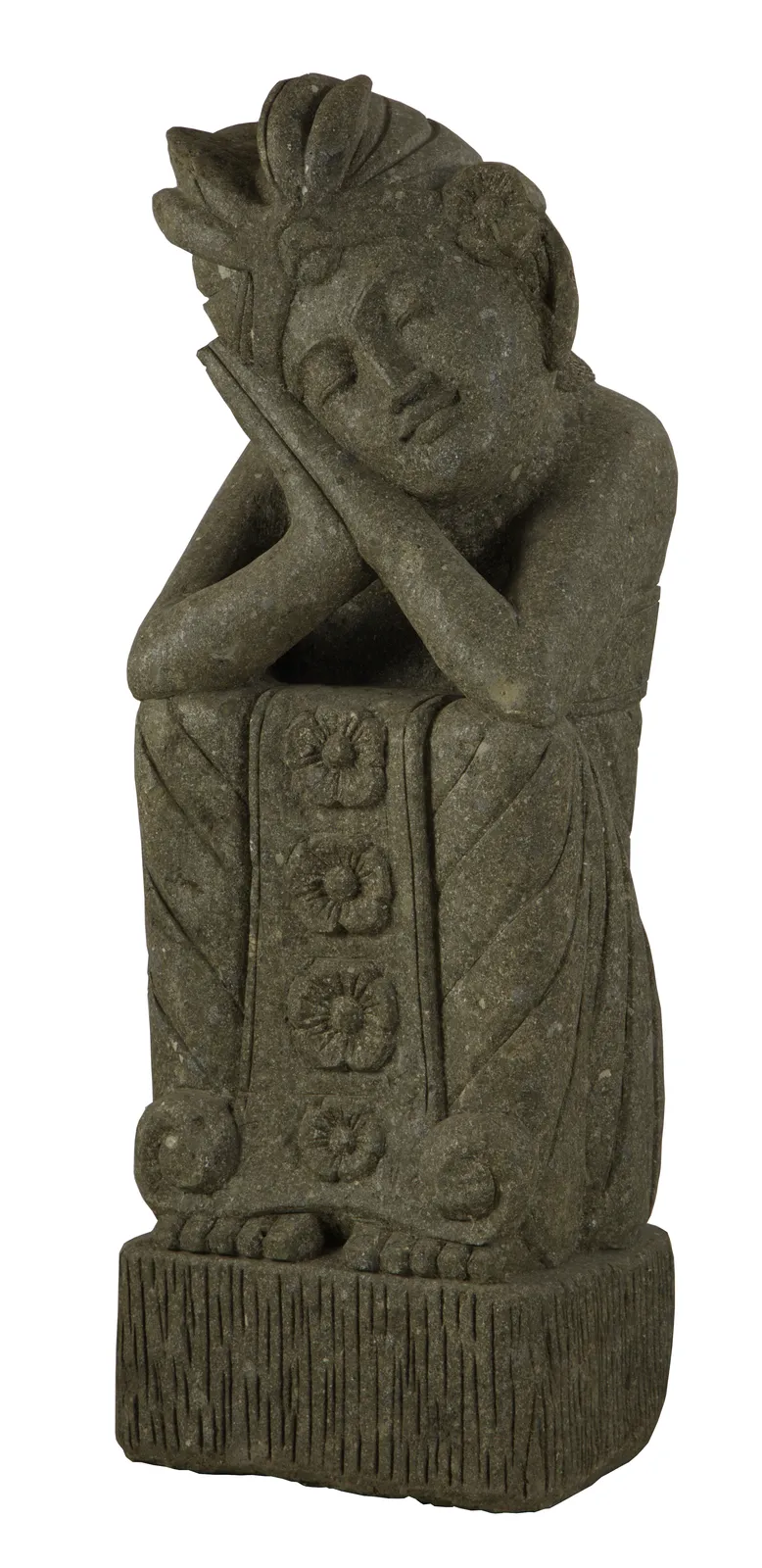 Bali Stone Balinese Statue - Green Stone (BSP000031)