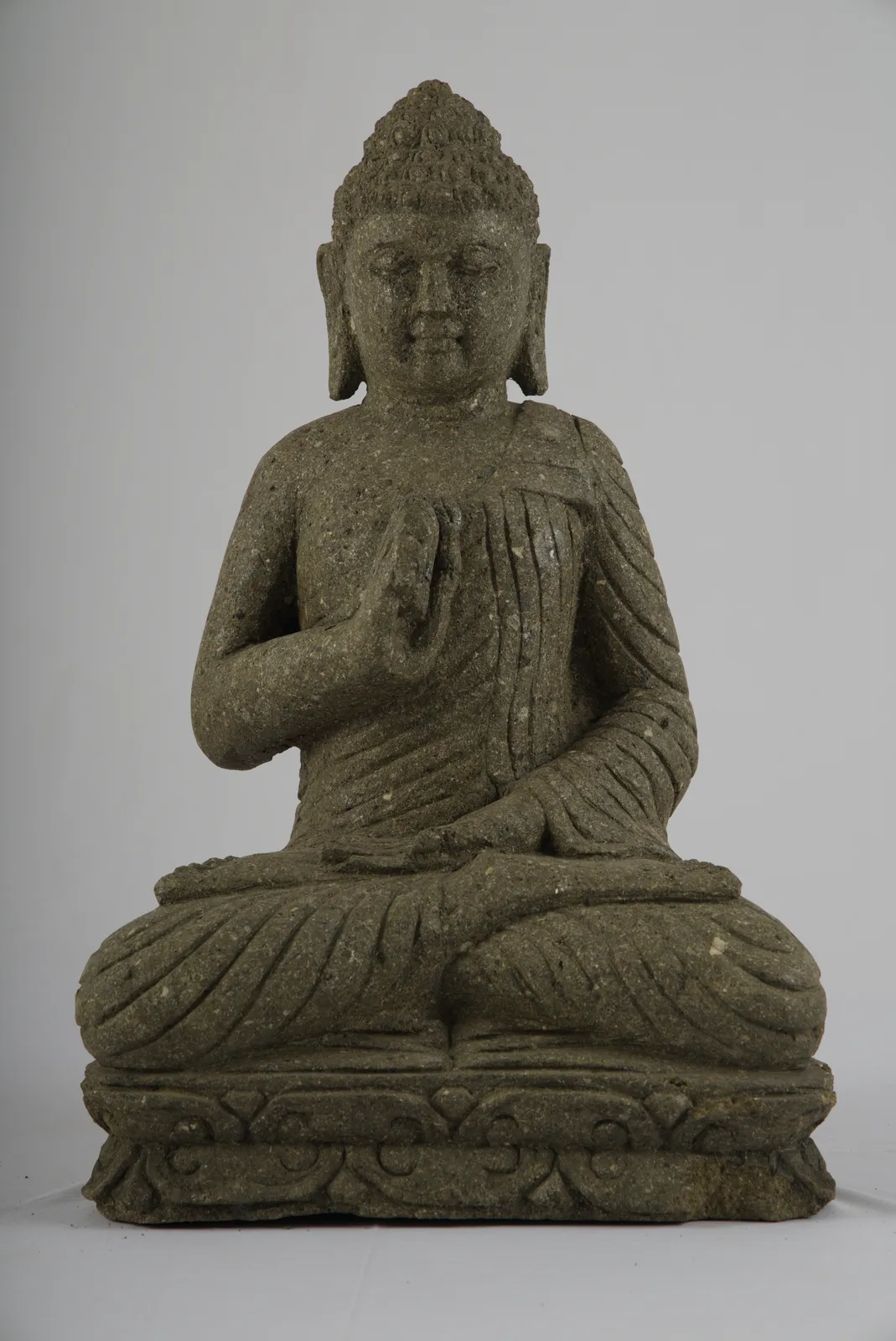 Bali Stone Statue Buddha - Green Stone (BSSB000040)